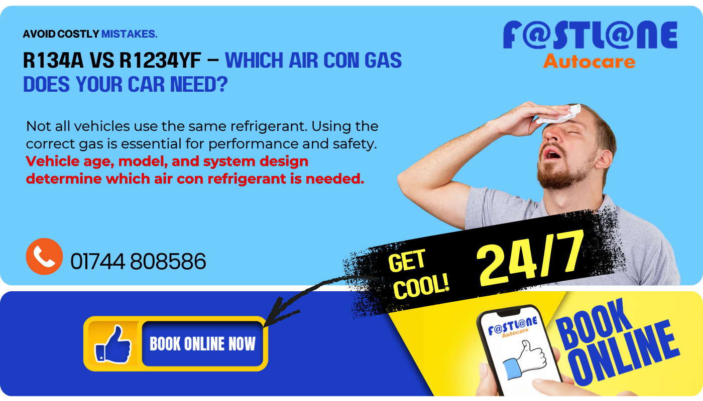 R134A vs R1234YF – Which Air Con Gas Does Your Car Need? R134A vs R1234YF – Which Air Con Gas Does Your Car Need?