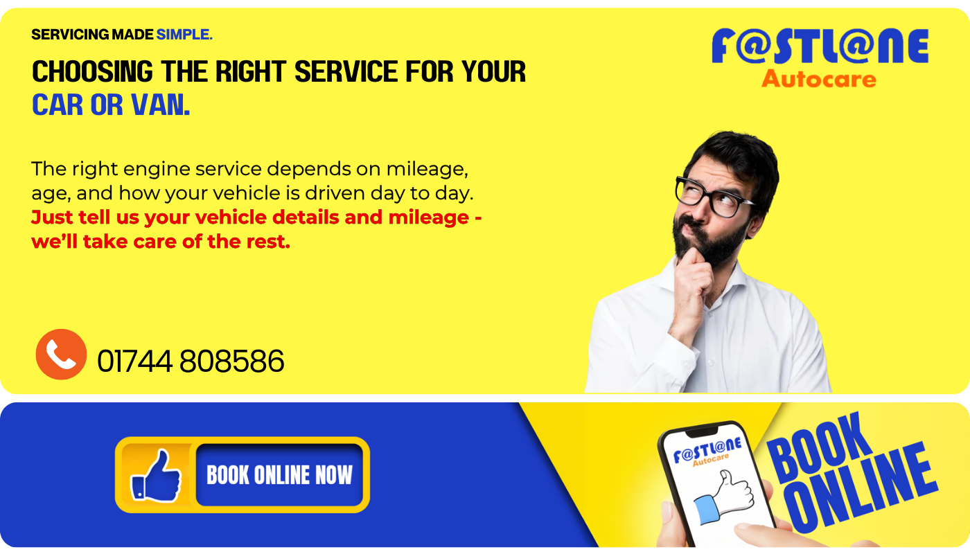 Choosing The Right Service For Your Car Or Van In St Helens & Merseysdie Choosing The Right Service For Your Car Or Van : Car Servicing St Helens : Van Servicing St Helens : Advice On Servicing Your Vehicle In St Helens & Merseyside